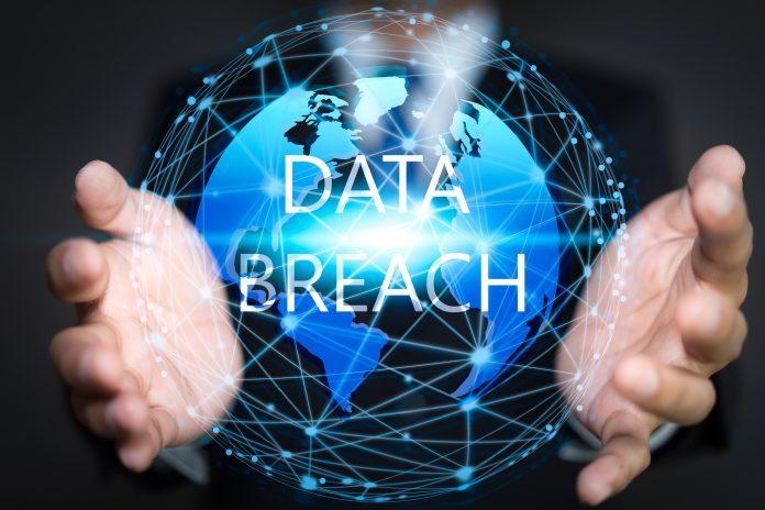 The concept of business, technology, the Internet and the network, Data breach MyHeritage Data Breach