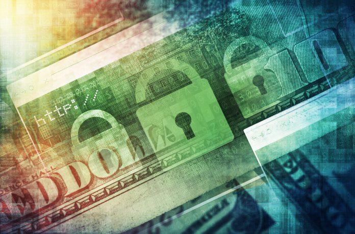 Cyber Attacks Concept Banking privacy