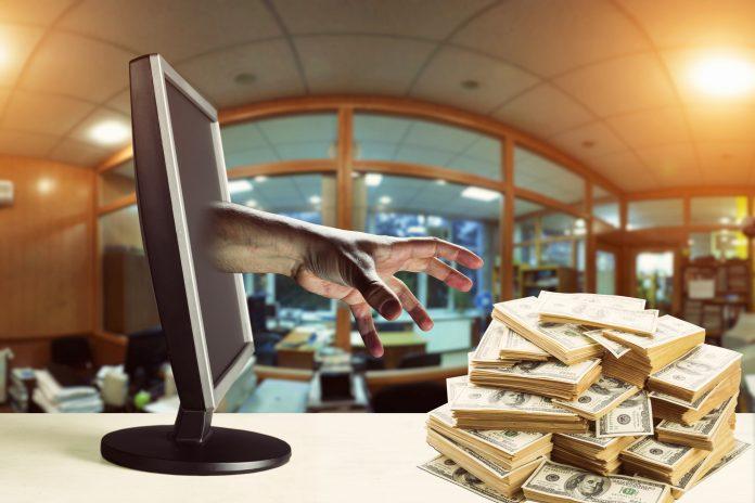 Stealing money