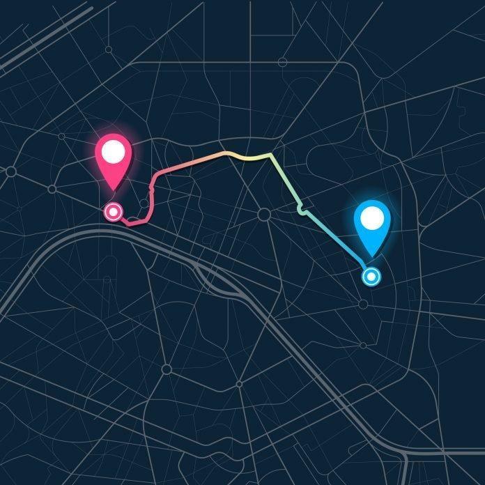 city map navigation location tracking