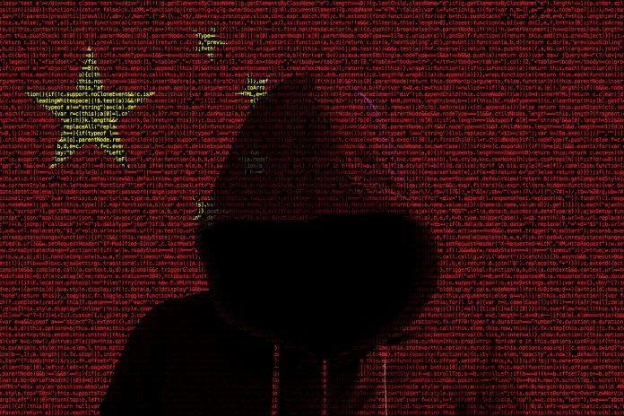 Hacker shininhg through chinese computer code flag APT10
