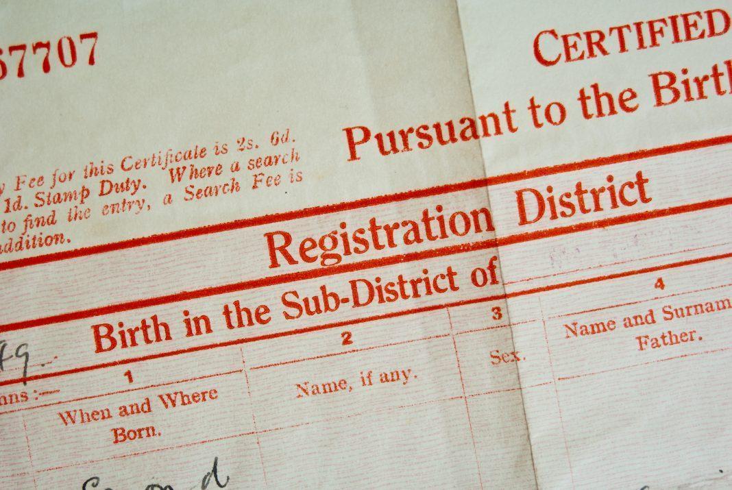Birth Certificate PII